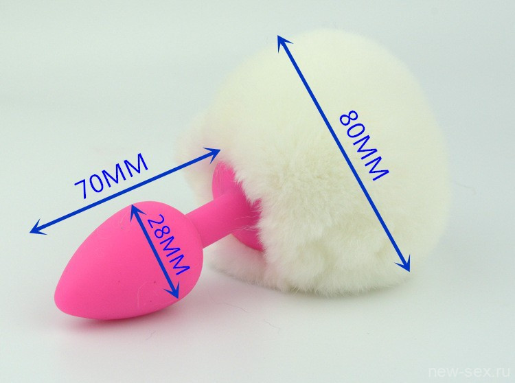 Анальная пробка с розой 4sexdream, 8 см, розовый 47181-1-MM - 4sexdream - Анальные пробки - Купить