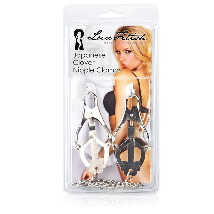 Зажимы на соски Lux Fetish Клевер LF5205 - Lux Fetish - Зажимы для сосков - Купить