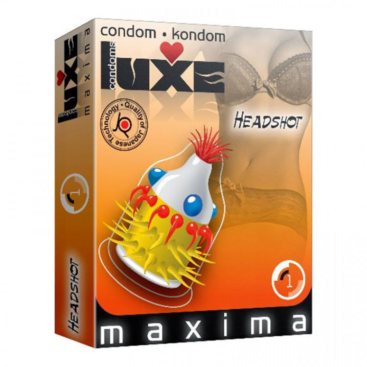 Презерватив Luxe Maxima Гавайский кактус с усиками, 1 шт 01758 - Luxe - Презервативы с усиками - Купить